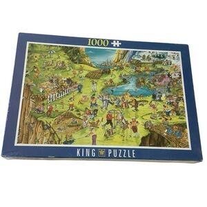Golf Scene Vintage King Puzzle 1000 Piece Jigsaw Sealed